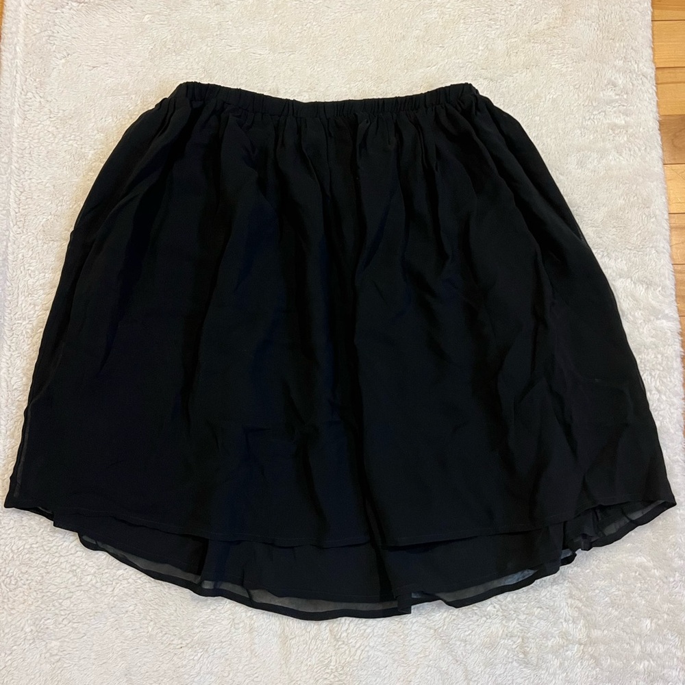 J. Crew Black A-Line Skirt